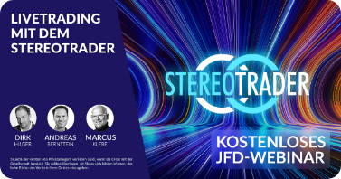 Livetrading mit dem Stereotrader mit Dirk Hilger, Marcus Klebe und Andreas Bernstein